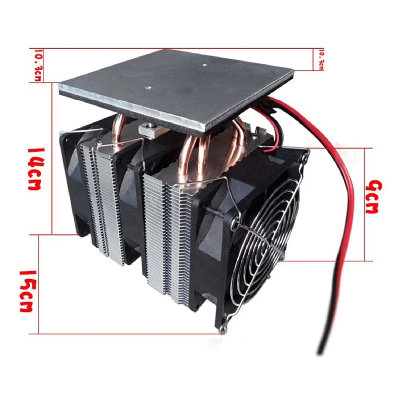 12V 240W Peltier Chip Semiconductor Cooling Plate Refrigerator Large Power Assisted for Computer Cooling Plate