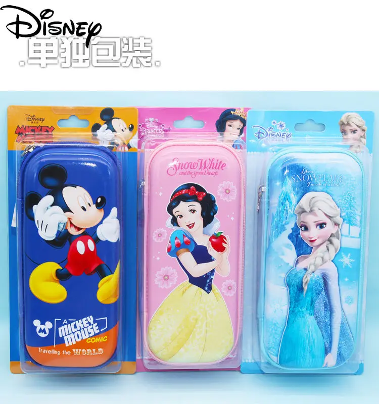 Disney Genuine Pencil Case Stationery Bag Mickey Frozen Princess Aisha Pupils Male and Female Large-capacity Waterproof
Disney Genuine Pencil Case Stationery Bag Mickey Frozen Princess Aisha Pupils Male and Female Large-capacity Waterproof