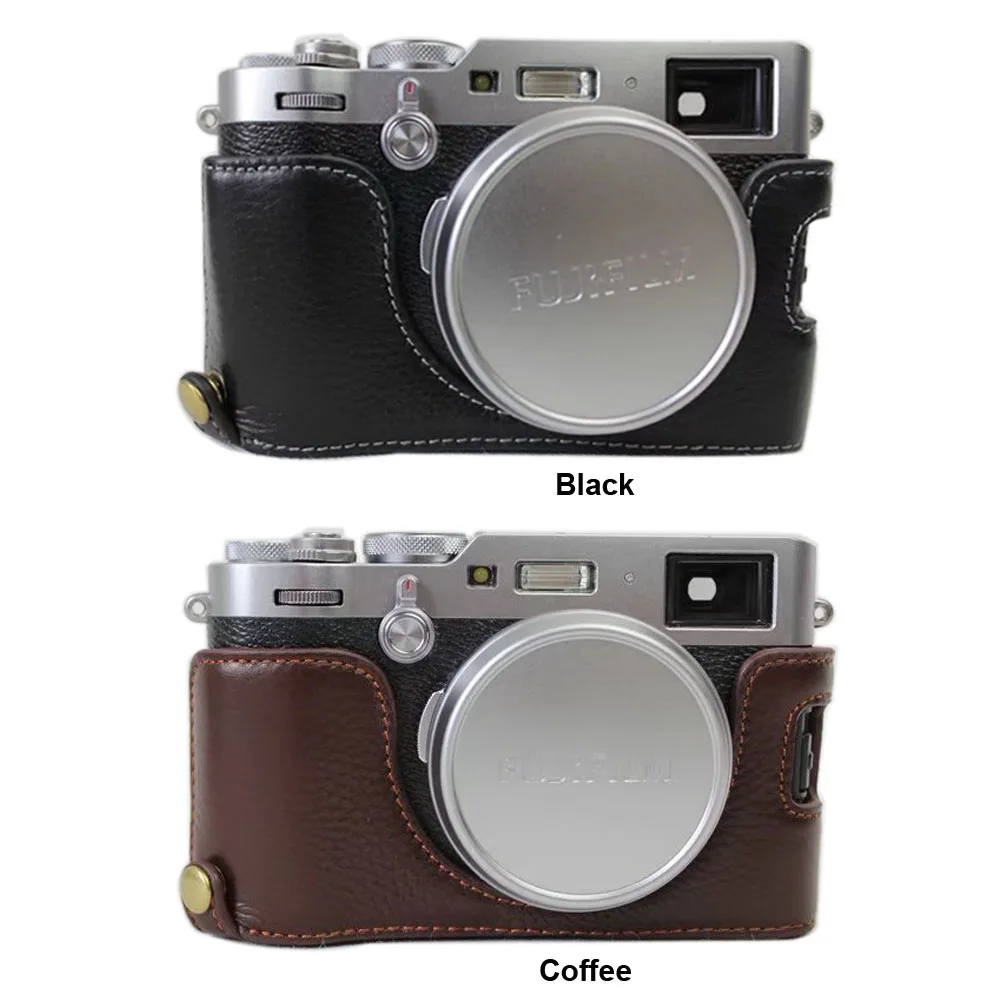 Чехол из натуральной кожи для камеры FUJIFILM Fuji X100F | Электроника
