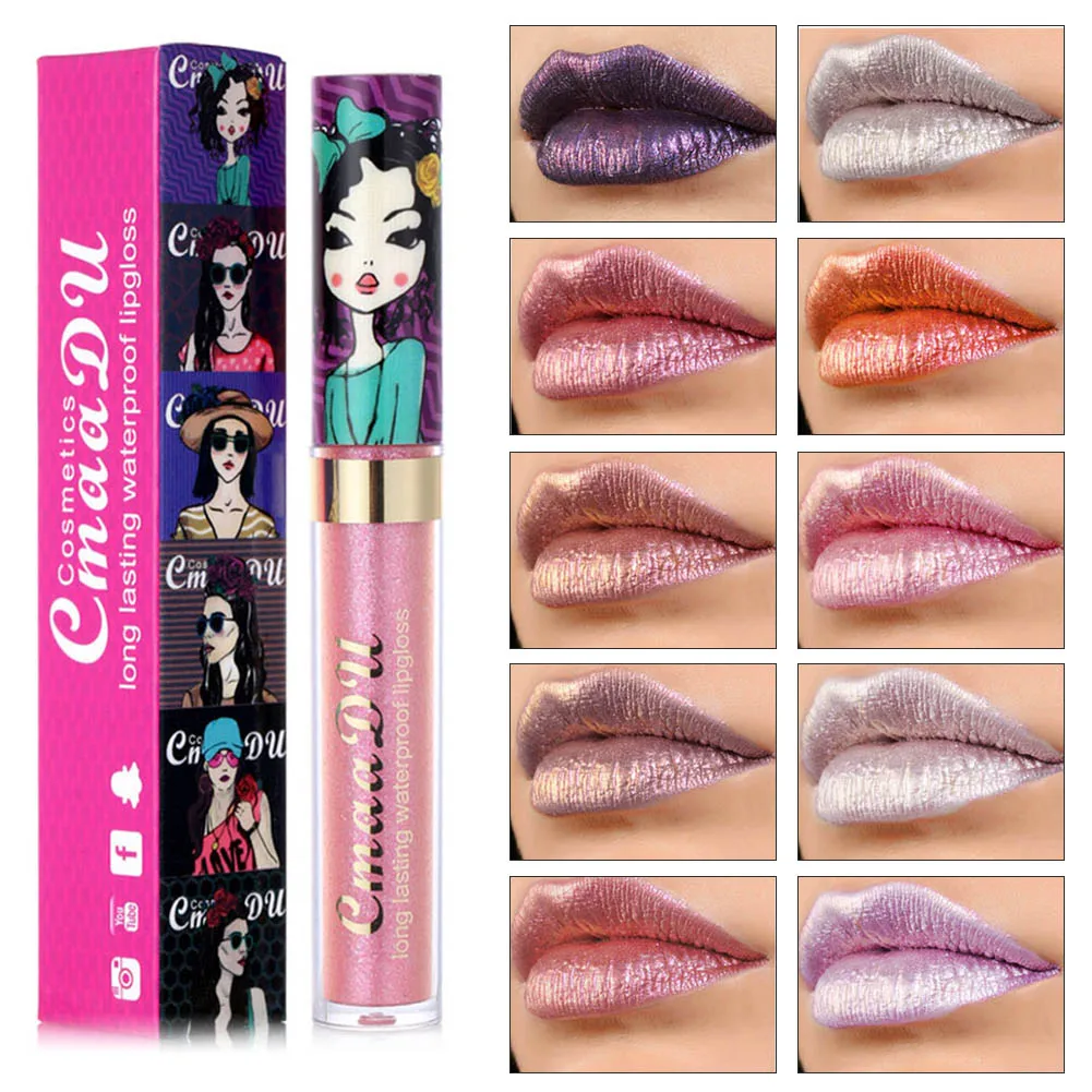 10 Colors Liquid Lip Gloss Long-Lasting Pigmented Sparkling Lipstick Lip Makeup Gift for Friends Girlfriend
10 Colors Liquid Lip Gloss Long-Lasting Pigmented Sparkling Lipstick Lip Makeup Gift for Friends Girlfriend