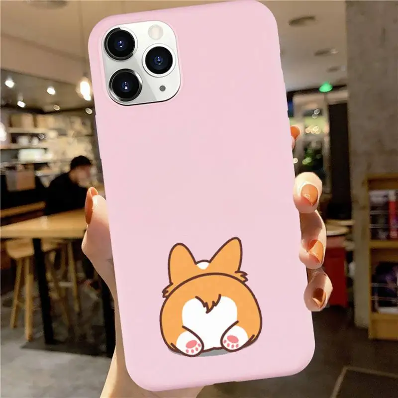 Cute Corgi Butt Animal Puppy Phone Case Candy Color for iPhone 6 7 8 11 12 s mini pro X XS XR MAX Plus
Cute Corgi Butt Animal Puppy Phone Case Candy Color for iPhone 6 7 8 11 12 s mini pro X XS XR MAX Plus