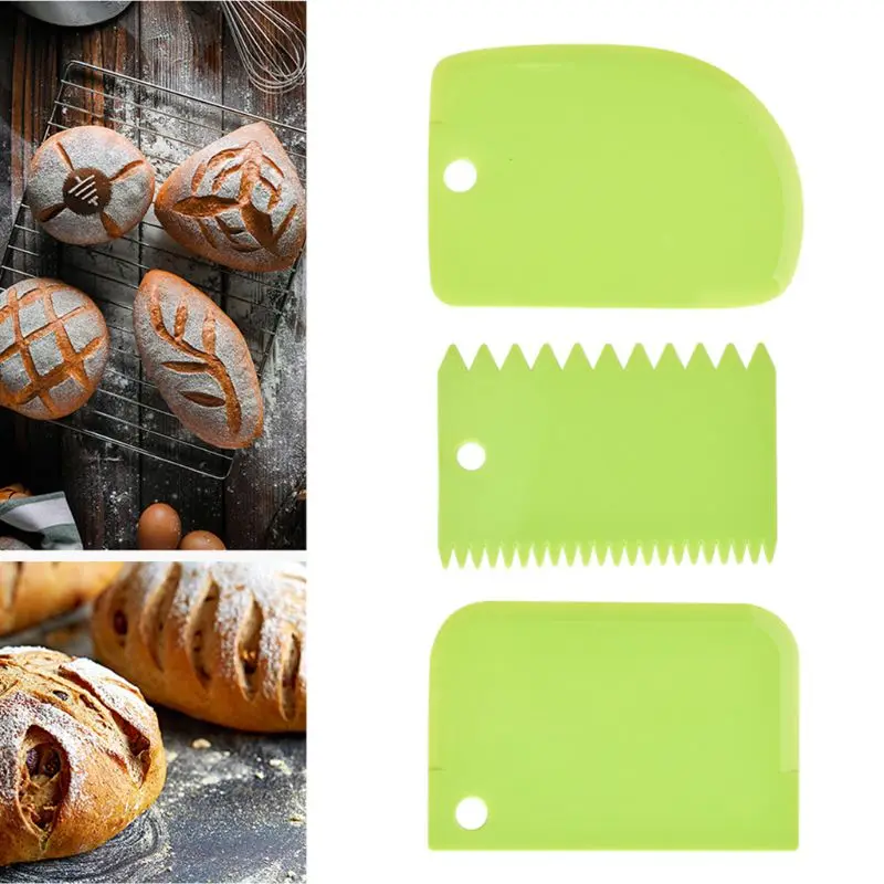 3 Pcs DIY Cake Bowl Scrapers Set Plastic Dough Cutter for Home and Kitchen Fondant Icing Edge Decorating Tools Supplies
3 Pcs DIY Cake Bowl Scrapers Set Plastic Dough Cutter for Home and Kitchen Fondant Icing Edge Decorating Tools Supplies