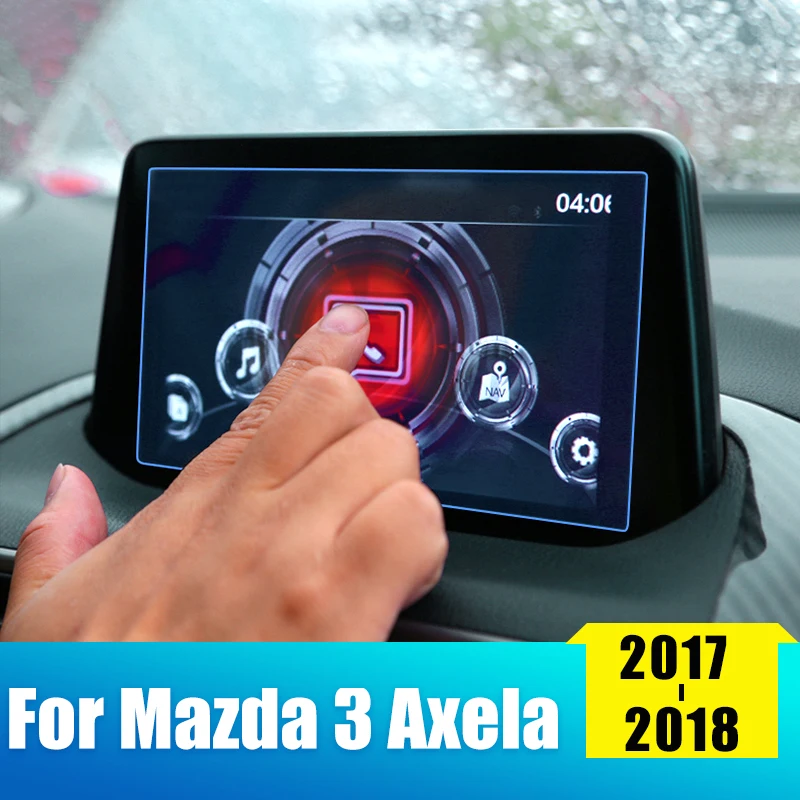 Для Mazda 3 Axela 2017 2018 закаленное Стекло автомобильный навигатор с GPS DVD Экран из