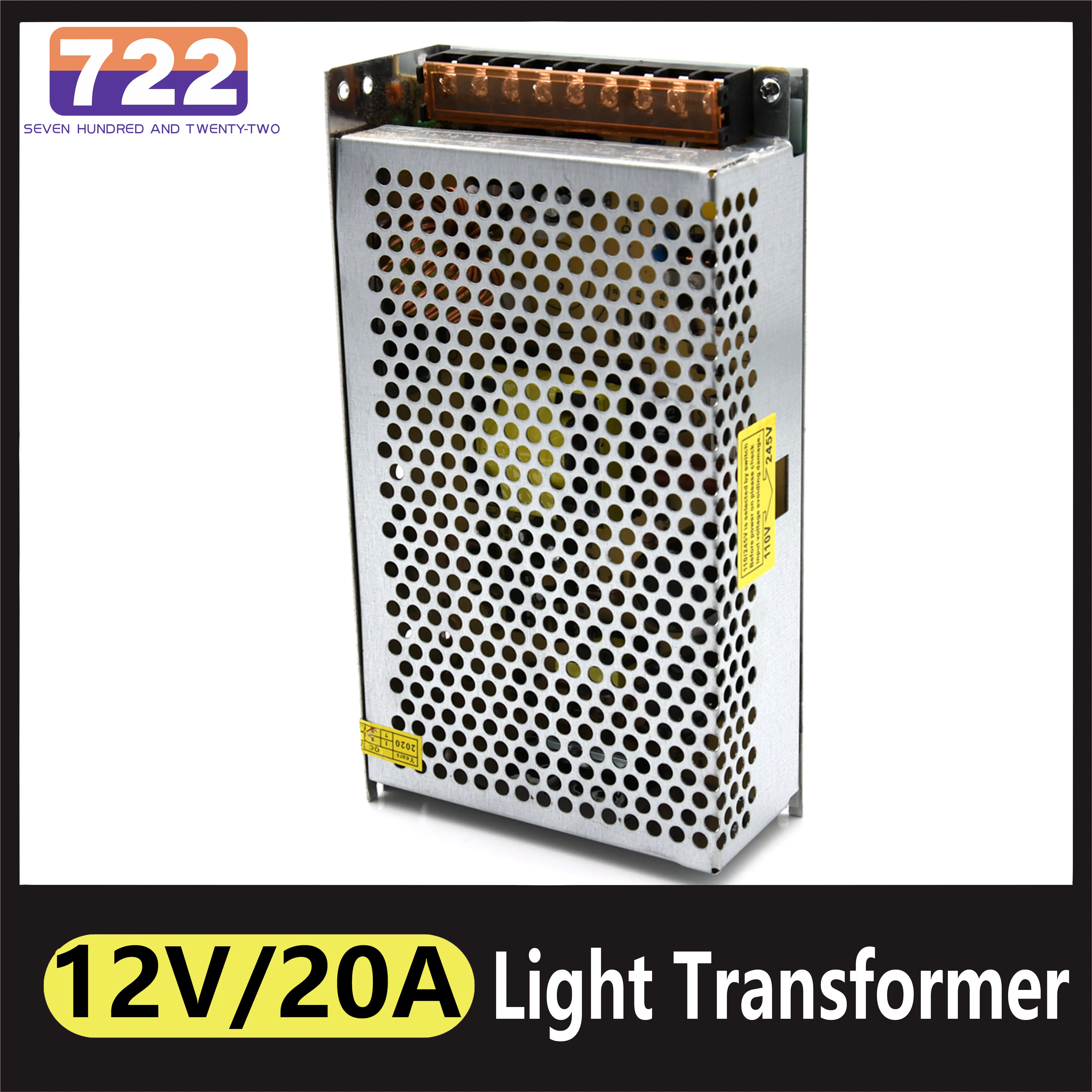 

110 В переменного тока 220 В в постоянный ток 12 В 20 А источник питания 250 Вт трансформатор освещения импульсный источник питания адаптер драйве...