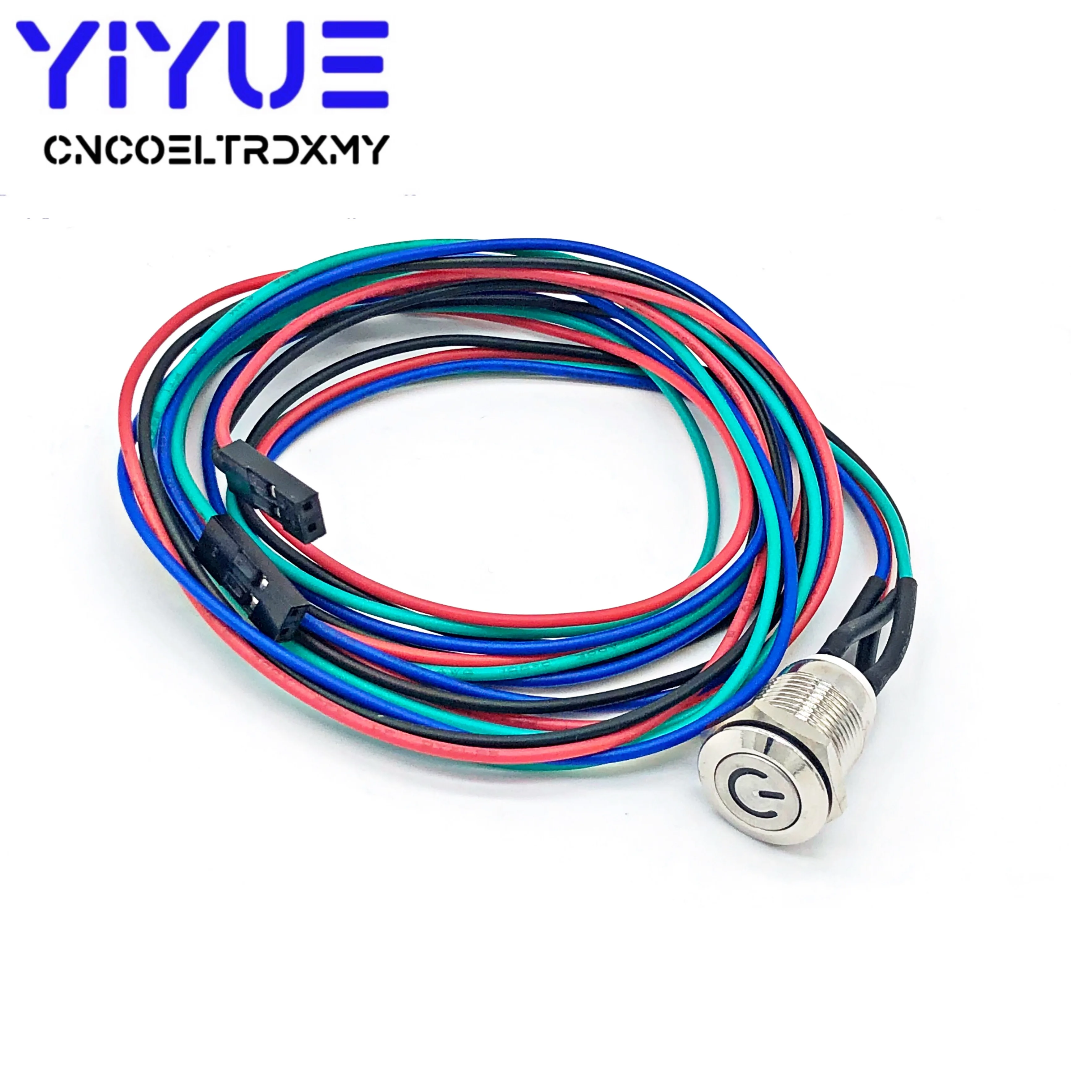 1 set computer Waterproof Metal Push Button Switch On-off With LED light 5V 12/16mm with 50cm wire harness power port Self-reset
1 set computer Waterproof Metal Push Button Switch On-off With LED light 5V 12/16mm with 50cm wire harness power port Self-reset