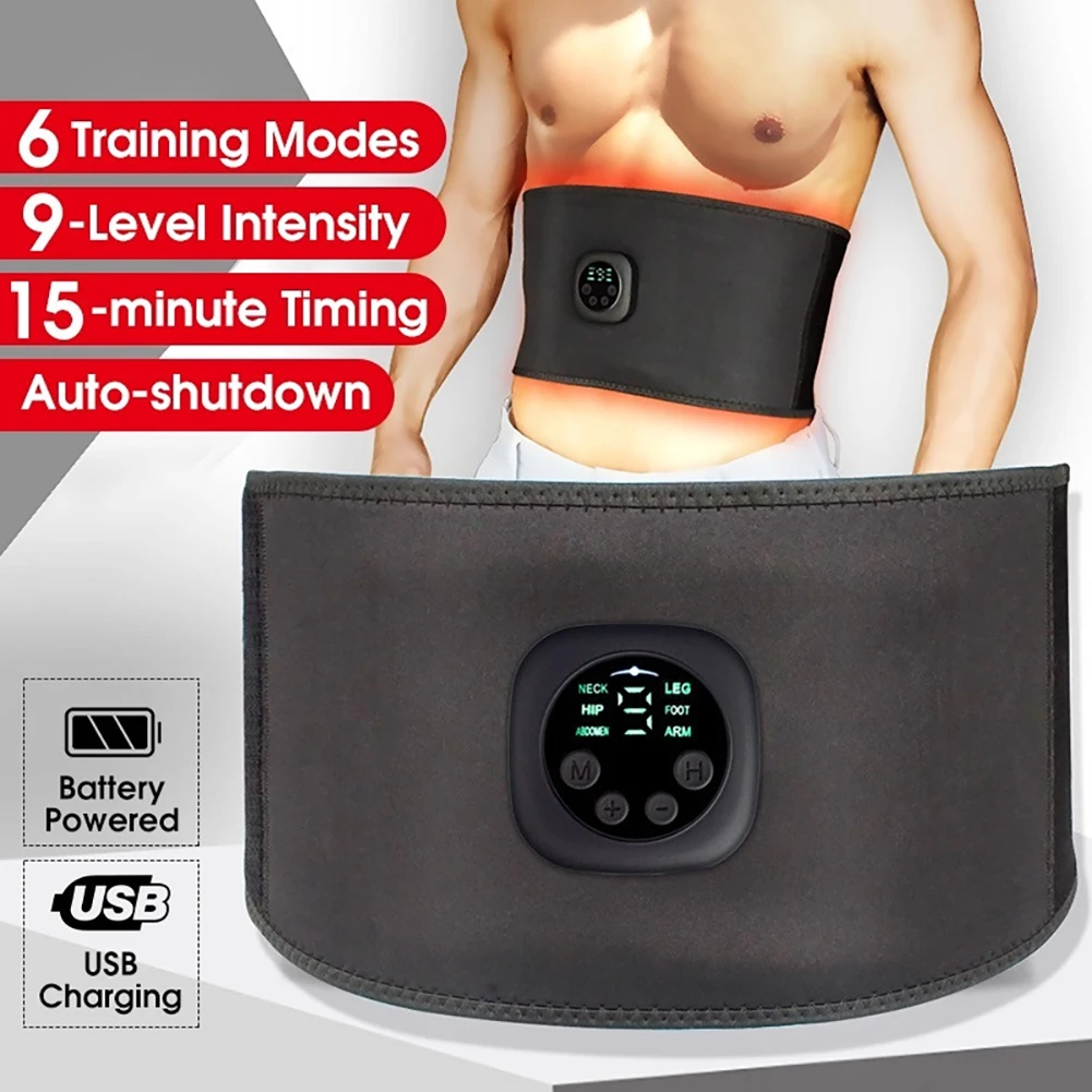 Electric Abdominal Smart Body Slimming Belt Waist Band Abdomen Muscle Stimulator Abs Fitness Trainer Lose Weight Fat Burn
Electric Abdominal Smart Body Slimming Belt Waist Band Abdomen Muscle Stimulator Abs Fitness Trainer Lose Weight Fat Burn