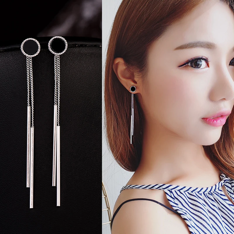 Korean Minimalist Geometric Gold Color Long Thread Tassel Bar Clip on Earrings Non Pierced for Women Ear Clips Fashion Jewelry
Korean Minimalist Geometric Gold Color Long Thread Tassel Bar Clip on Earrings Non Pierced for Women Ear Clips Fashion Jewelry