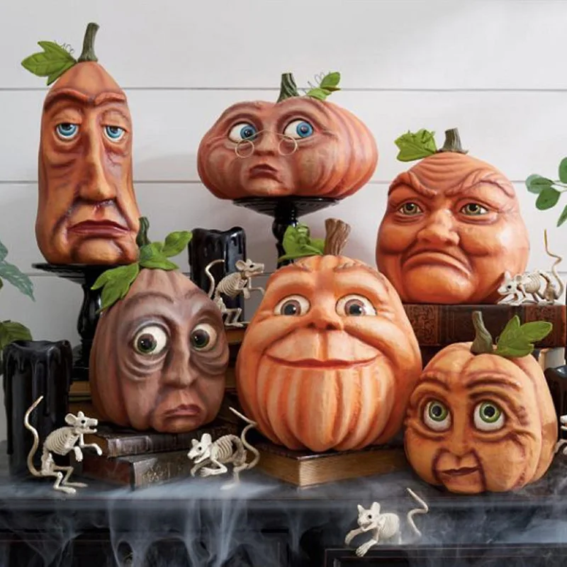 1 PCS Halloween Pumpkin Ornaments Resin Material Pumpkin Head Ghost Party Pourtyard Decoration Yard Decorative Prop
1 PCS Halloween Pumpkin Ornaments Resin Material Pumpkin Head Ghost Party Pourtyard Decoration Yard Decorative Prop