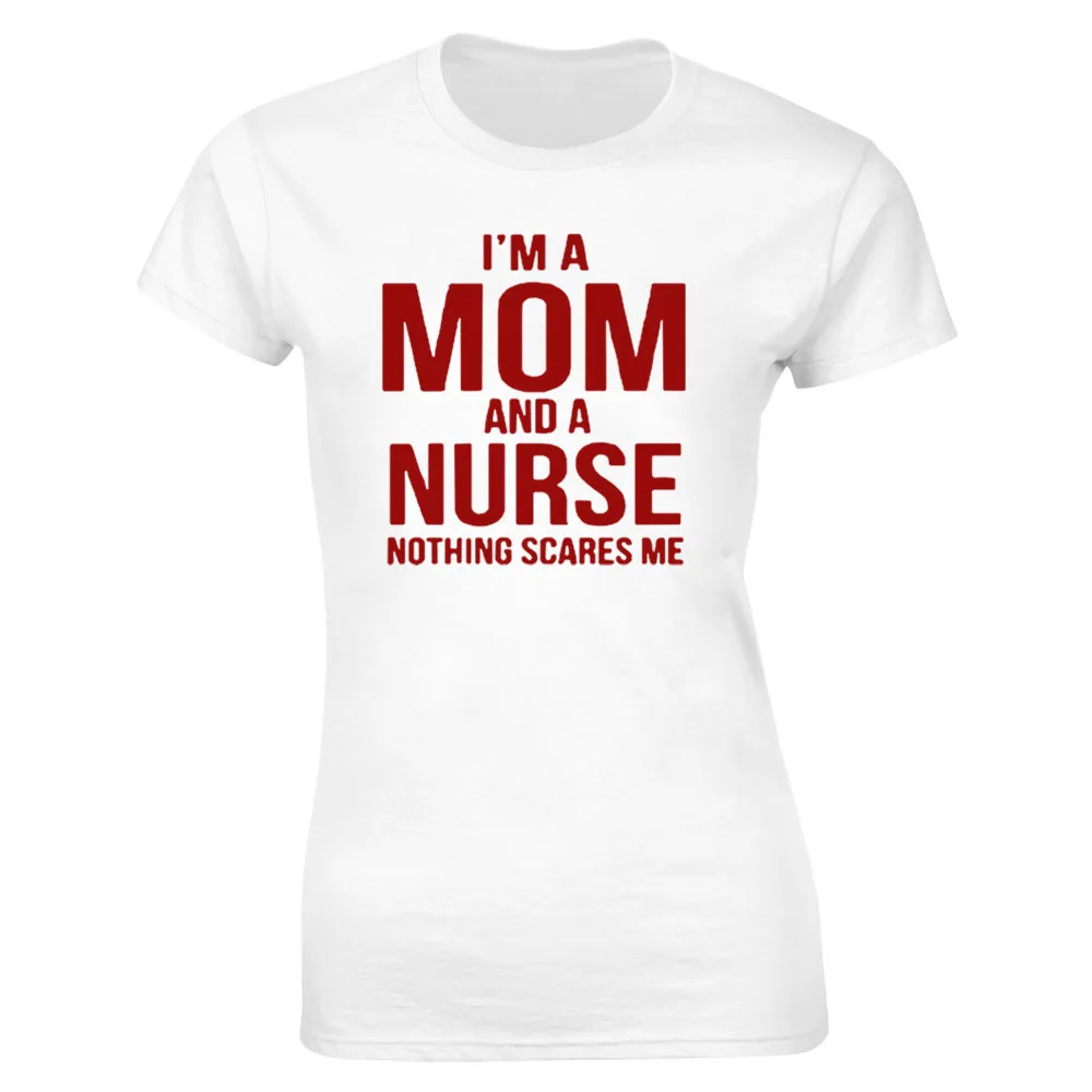 Funny I'm A Nurse Mom T Shirts Cotton Birthday Gift Short Sleeve O-Neck Hip Hop Graphic T-shirt Streetwear Women Top
Funny I'm A Nurse Mom T Shirts Cotton Birthday Gift Short Sleeve O-Neck Hip Hop Graphic T-shirt Streetwear Women Top