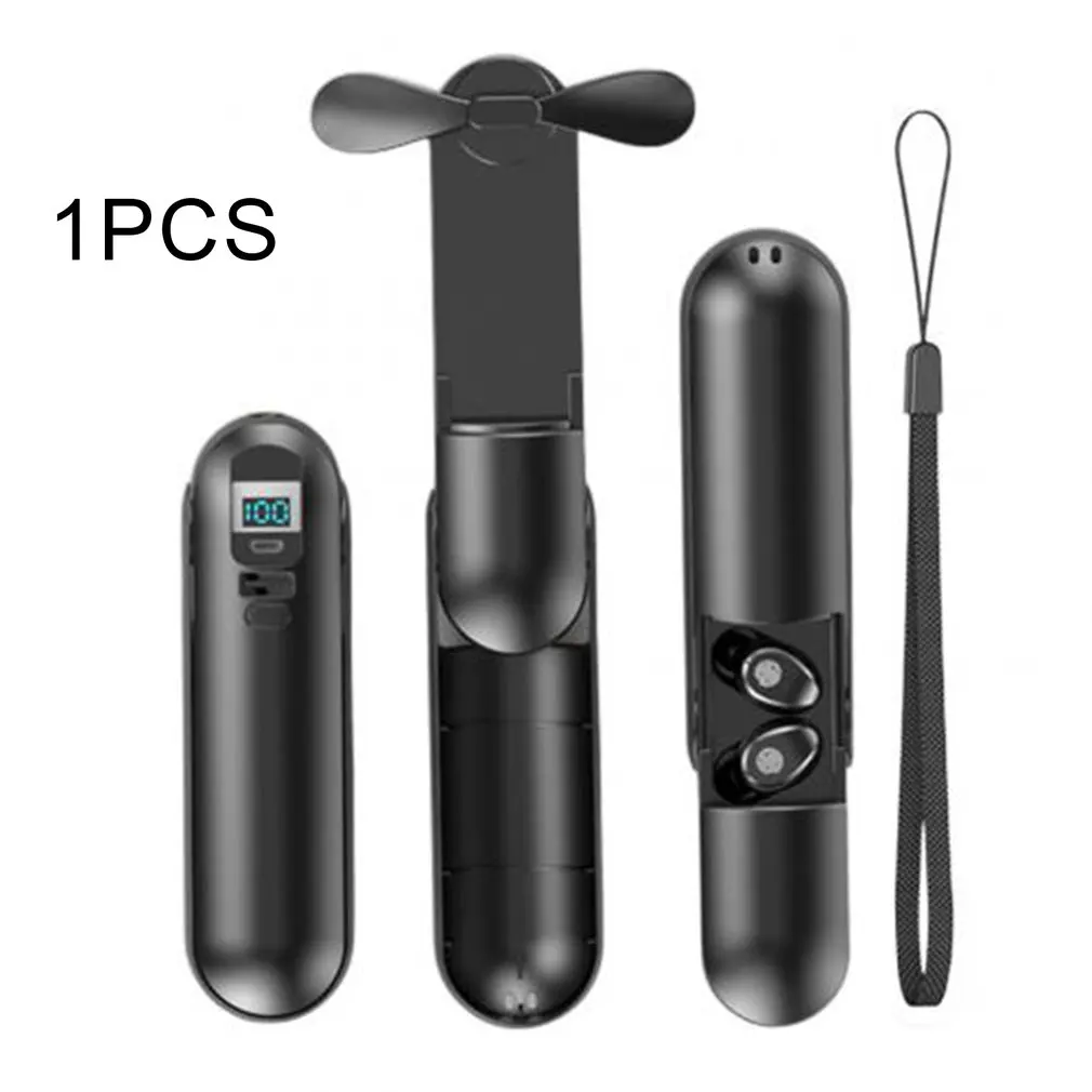 Bluetooth гарнитура Miniportable F7 4 в 1 с шумоподавлением|Вентиляторы| |