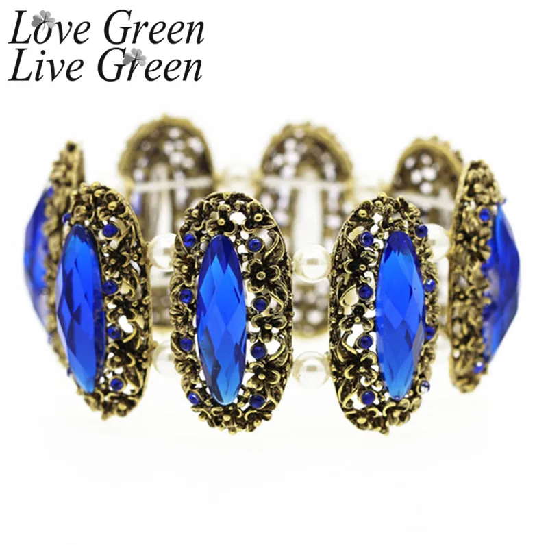Retro Princess Oblong Crystal Bangles Emerald Green Blue Stone Love Bracelet Gold Elasticity Adjustable Pearl Bangl Sterl Women
Retro Princess Oblong Crystal Bangles Emerald Green Blue Stone Love Bracelet Gold Elasticity Adjustable Pearl Bangl Sterl Women