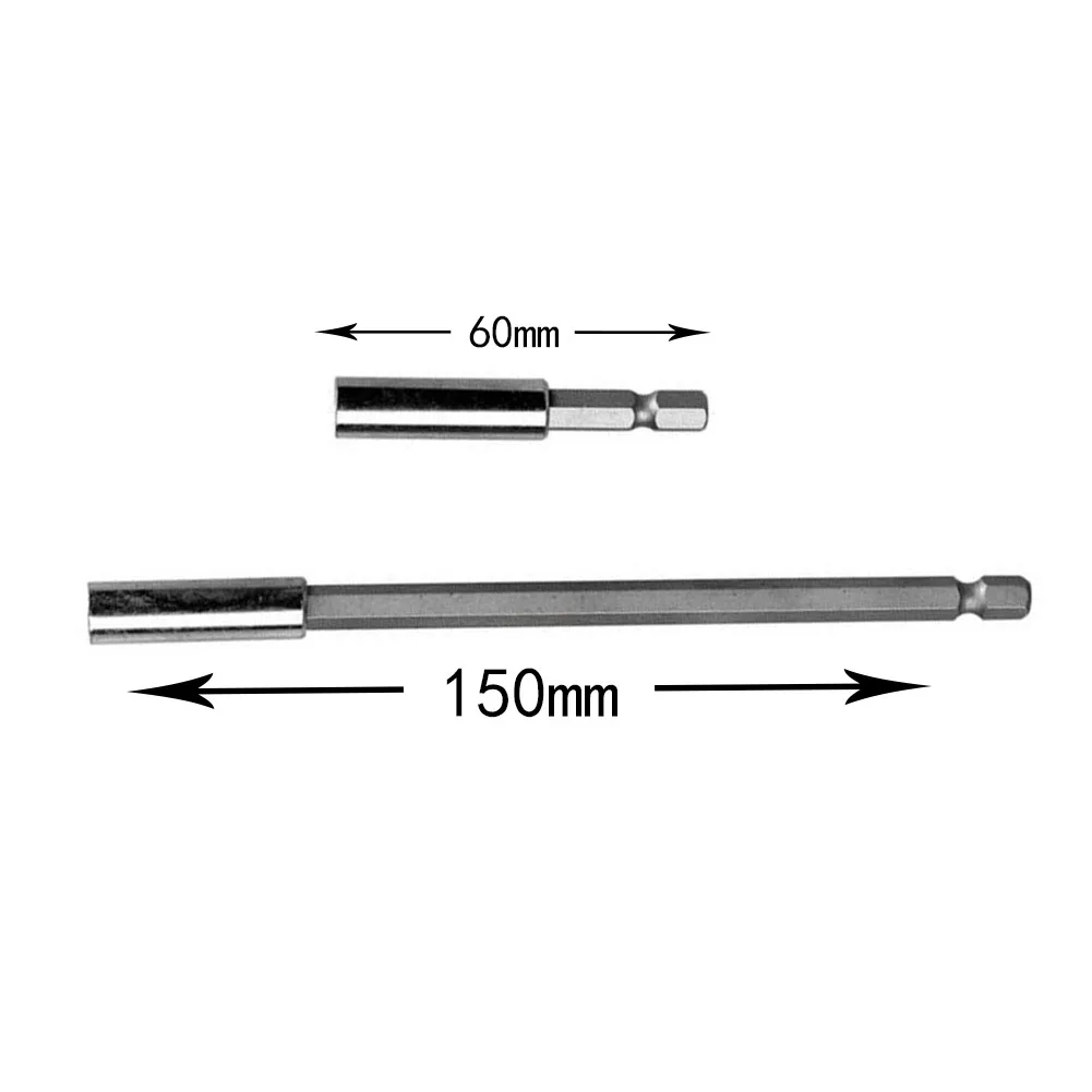 2-piece Set Of Extended Sleeve Connecting Rod Hexagon 60mm + 150mm, Suitable For Most Drill Bits, Screwdrivers, Etc
2-piece Set Of Extended Sleeve Connecting Rod Hexagon 60mm + 150mm, Suitable For Most Drill Bits, Screwdrivers, Etc