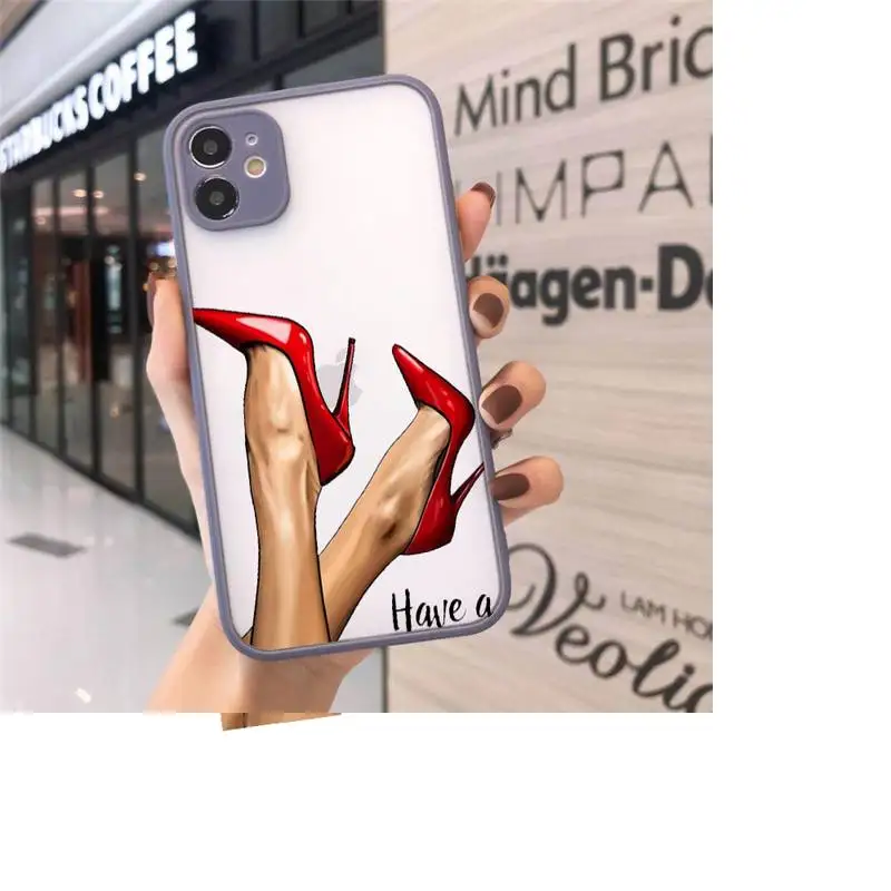 Girls High Heels Shoes Legs Coffee Phone Cases Matte Transparent For iPhone 12 Mini 11 Pro XR XS Max 7 8 Plus
Girls High Heels Shoes Legs Coffee Phone Cases Matte Transparent For iPhone 12 Mini 11 Pro XR XS Max 7 8 Plus