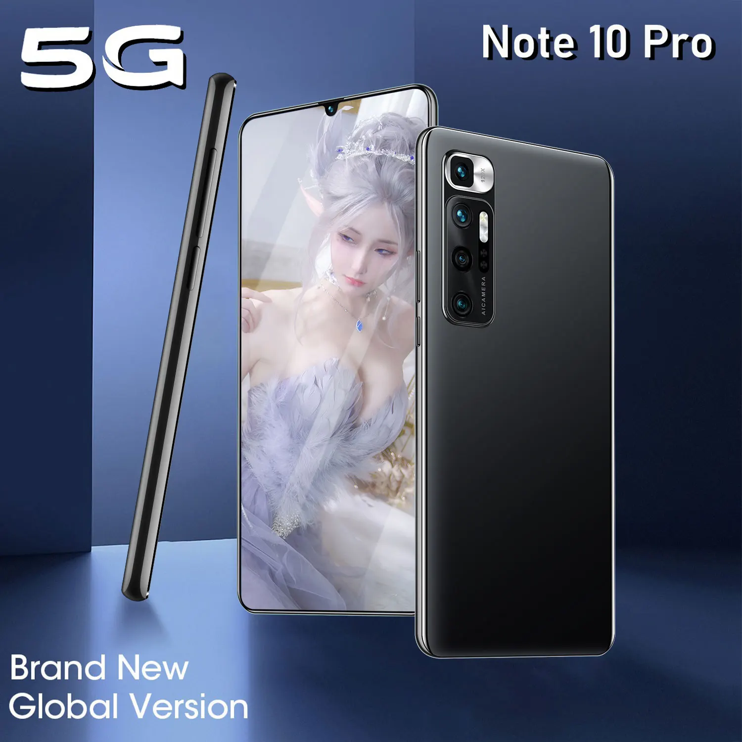 Note 10 Pro Cell Phone 12GB+512GB Smart Phone 6.26 Network Mobile Phones Android10 5000mAh CellPhone Dual SIM Smartphone 10Core
Note 10 Pro Cell Phone 12GB+512GB Smart Phone 6.26 Network Mobile Phones Android10 5000mAh CellPhone Dual SIM Smartphone 10Core