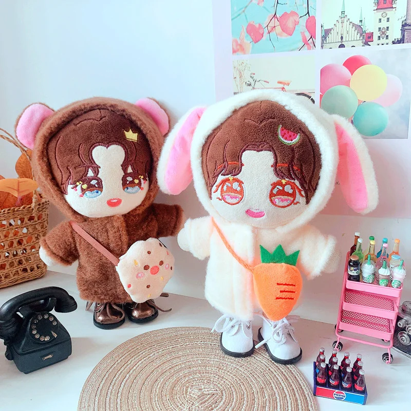 Baby Clothes Star Idol Plush Doll Dress Up Doll Jumpsuit Bunny Bear Coat Clothes Pants Suit 20cm Christmas Gifts
Baby Clothes Star Idol Plush Doll Dress Up Doll Jumpsuit Bunny Bear Coat Clothes Pants Suit 20cm Christmas Gifts
