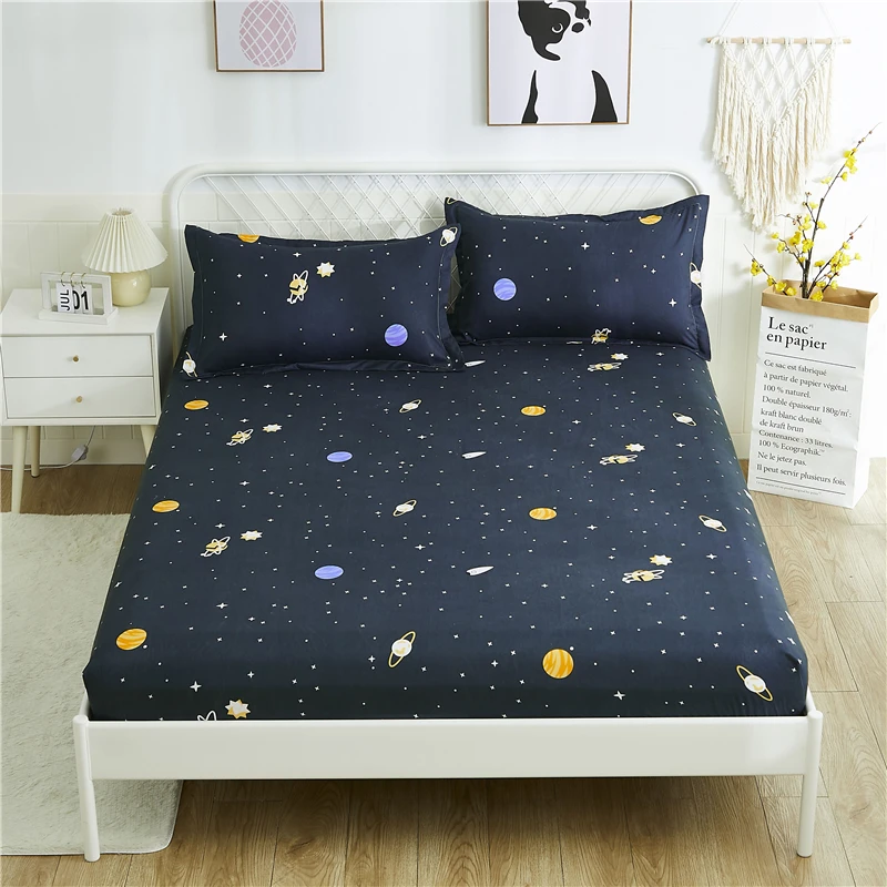 New Product Polyester Printed Bedsheet Mattress Cover Elastic Band Bed Sheet Single Queen King Size ( Need Order Pillowcases
New Product Polyester Printed Bedsheet Mattress Cover Elastic Band Bed Sheet Single Queen King Size ( Need Order Pillowcases