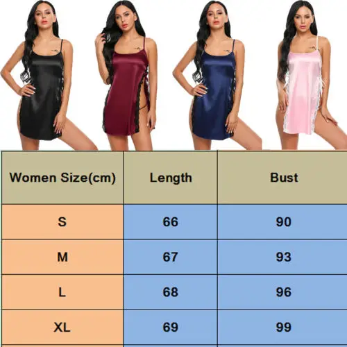 New Sexy Lingerie Womens Silk Lace Robe Dress Babydoll Nightdress Nightgown Women Sleepwear Fashion
New Sexy Lingerie Womens Silk Lace Robe Dress Babydoll Nightdress Nightgown Women Sleepwear Fashion