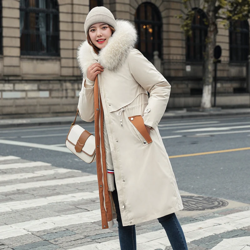 -30 Degrees Winter Jacket Women Big Fur Collar Hooded Long Parkas Snow Wear Windbreaker Removable Fur Liner Padded Clothes 4XL 
-30 Degrees Winter Jacket Women Big Fur Collar Hooded Long Parkas Snow Wear Windbreaker Removable Fur Liner Padded Clothes 4XL