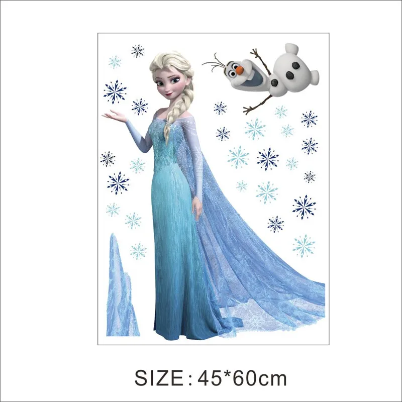 Настенные наклейки Disney Frozen Эльза и Анна 
Настенные наклейки Disney Frozen Эльза и Анна