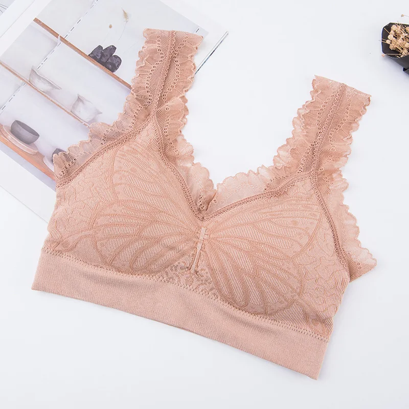 Sexy Push Up Lace Bra Workout Sport Crop Top Women Girl Butterfly Breathable Shockproof Underwear Fitness Gym Runnign Sportswear
Sexy Push Up Lace Bra Workout Sport Crop Top Women Girl Butterfly Breathable Shockproof Underwear Fitness Gym Runnign Sportswear