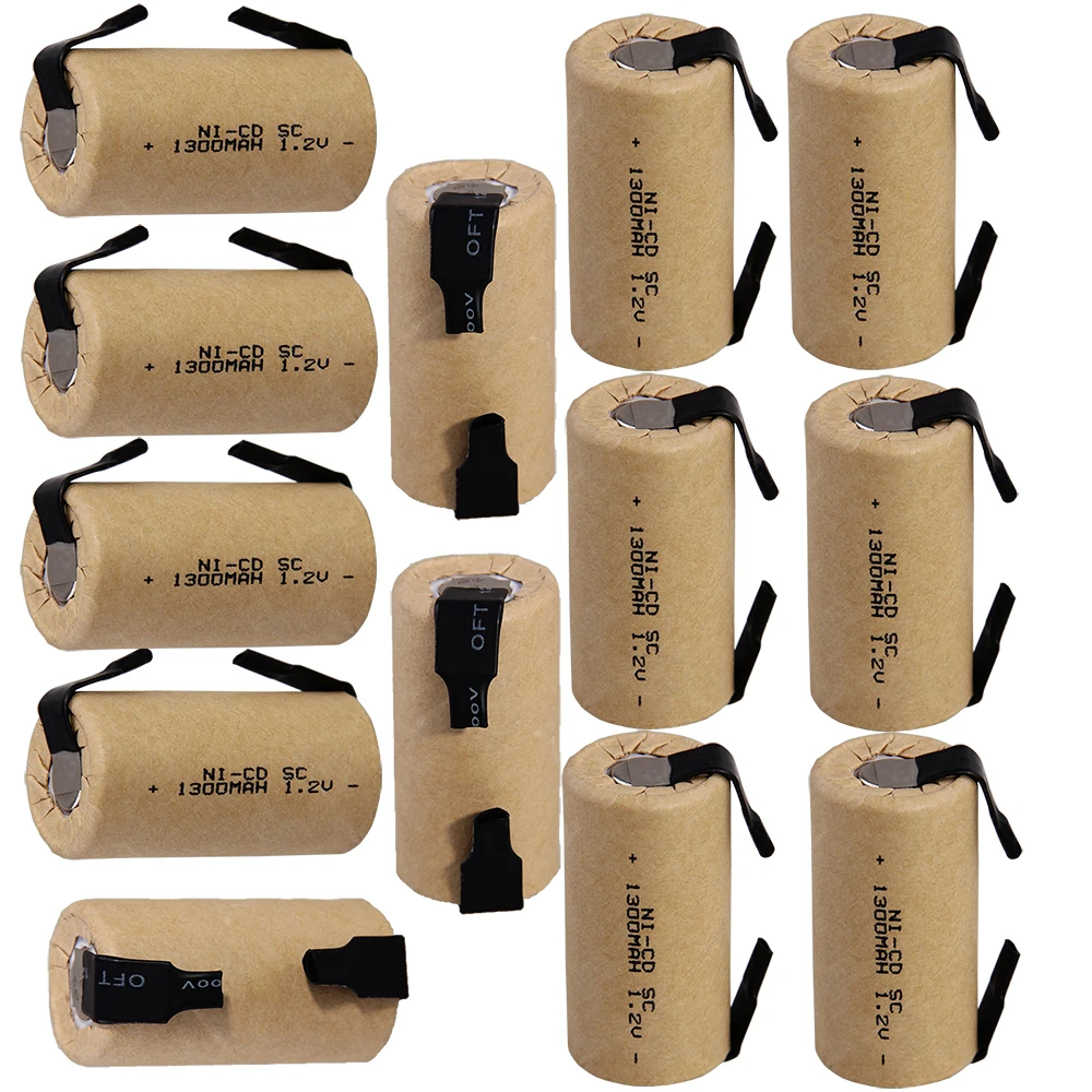 Новое поступление! 12 шт. батарея для электроинструмента SC 1 2 V никель кадмиевые