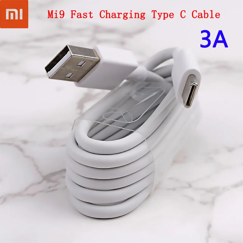 Оригинальный кабель для быстрой зарядки Xiaomi USB 3 0 А Тип C XIAOMI MI 9 6 4C 4S A1 5 5S Plus 5C 5X Mix MAX