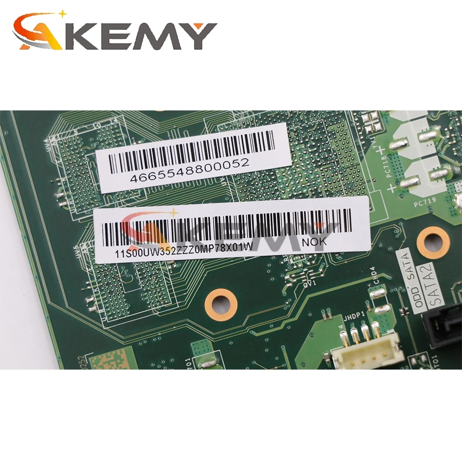 00UW147 для Lenovo Ideacentre AIO 510-22ASR 510-23ASR материнская плата CCA20 LA-D961P Материнская Процессор