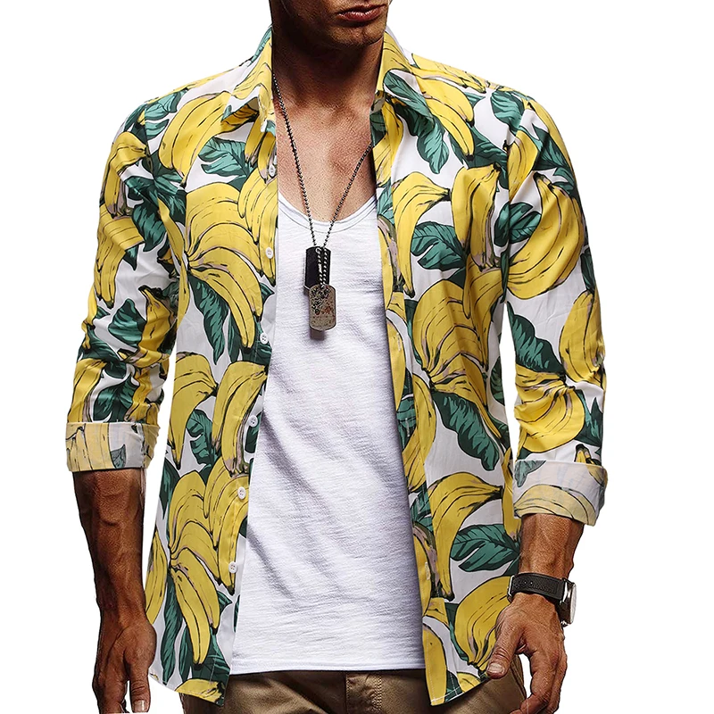 Men's spring shirt. Fashion contrast digital printing casual long sleeve shirt. 1603A-7016
Men's spring shirt. Fashion contrast digital printing casual long sleeve shirt. 1603A-7016