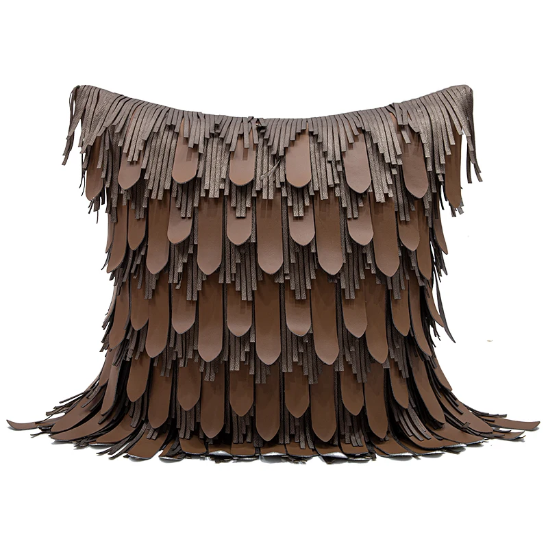 Nordic Leather Cushion Cover High Quality Throw Pillows Home Decorative Cushion for Living Room Sofa Pillow Cover with Tassel
Nordic Leather Cushion Cover High Quality Throw Pillows Home Decorative Cushion for Living Room Sofa Pillow Cover with Tassel