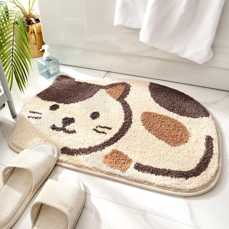Cartoon Cat Bathroom Door Entrance Mat Bath Rug Bathroom Non-Slip Mat Toilet Mat Entrance Door Absorbent Mat Anti-slip Door Mat
Cartoon Cat Bathroom Door Entrance Mat Bath Rug Bathroom Non-Slip Mat Toilet Mat Entrance Door Absorbent Mat Anti-slip Door Mat
