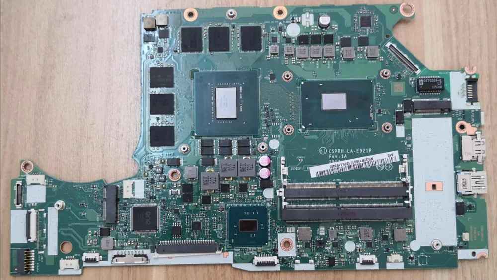 KEFU C5PRH LA-E921P original mainboard for Predator Helios 300 G3-571 with I7-7700HQ GTX1060-6GB Laptop motherboard
KEFU C5PRH LA-E921P original mainboard for Predator Helios 300 G3-571 with I7-7700HQ GTX1060-6GB Laptop motherboard