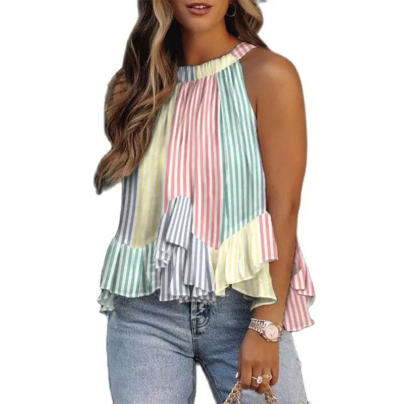 Women Ladies Summer Tie Sleeve Blouse Fashion Strap Shirt Loose Sexy Off Shoulder Casual Stripe Blouse Tops Shirt S -L
Women Ladies Summer Tie Sleeve Blouse Fashion Strap Shirt Loose Sexy Off Shoulder Casual Stripe Blouse Tops Shirt S -L