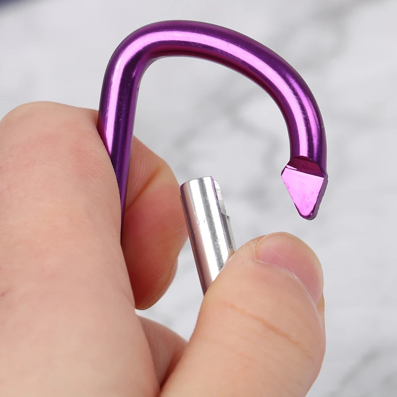 Carabiner Climbing 8cm Locking Type D Quickdraw Carabiner Buckle Buckle Hanging Aluminum Nut Backpack Buckle
Carabiner Climbing 8cm Locking Type D Quickdraw Carabiner Buckle Buckle Hanging Aluminum Nut Backpack Buckle