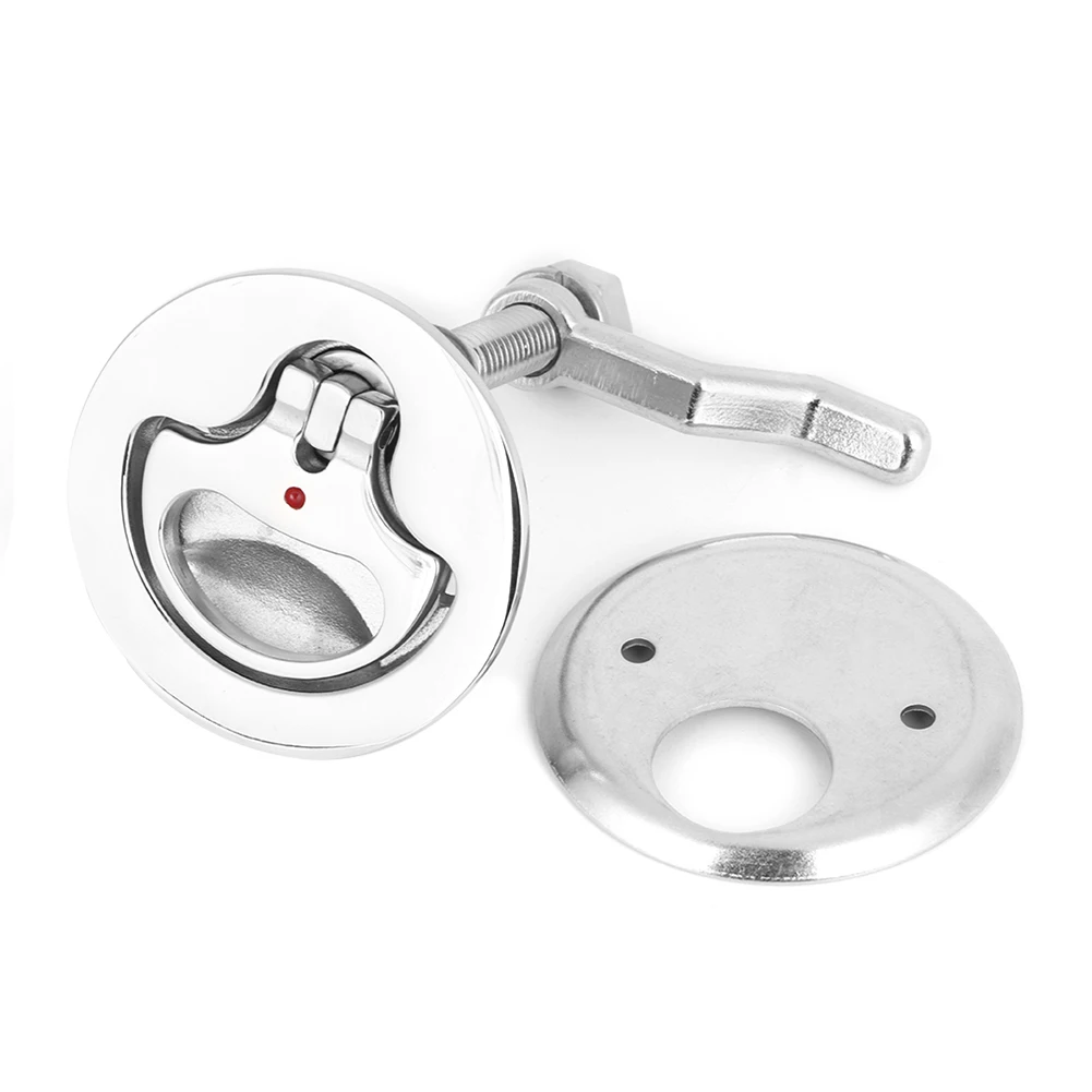 316 Stainless Steel Hatch Flush Pull Latch with Back Plate Marine Boat Hardware Accessories
316 Stainless Steel Hatch Flush Pull Latch with Back Plate Marine Boat Hardware Accessories
