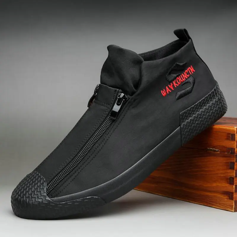 Men Shoes canvas Fashion zipper Rubber Male flats Zapatillas Hombre Men Casual Sneaker shoes 2021 mn
Men Shoes canvas Fashion zipper Rubber Male flats Zapatillas Hombre Men Casual Sneaker shoes 2021 mn