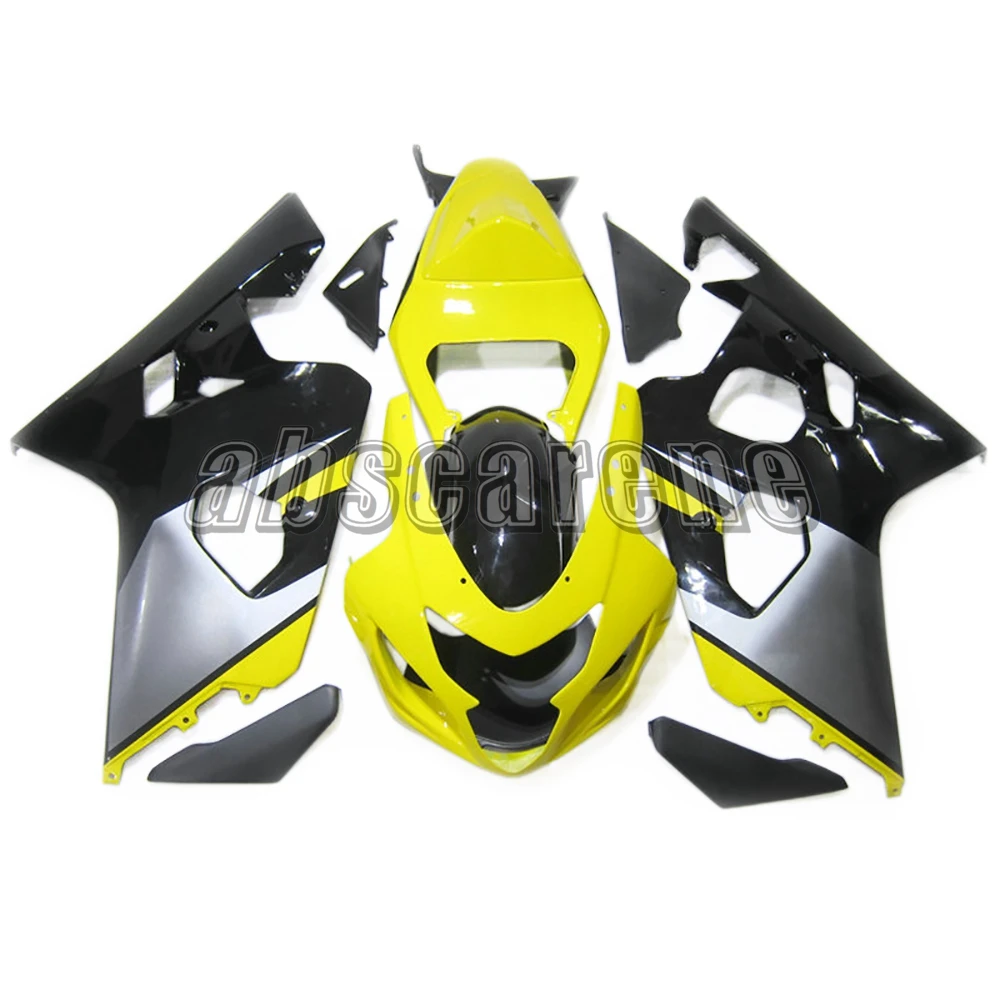ABS пластмасса для Suzuki GSXR600 GSXR750 K4 2004 2005G-SXR750 04 05 Кузов мотоцикла желтый черный