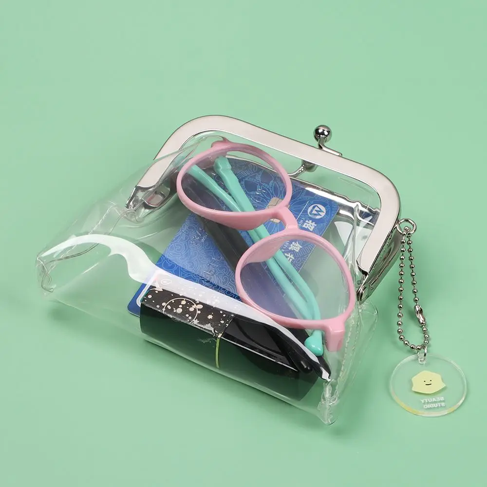 Lipstick Bag Clutch Purse Casual Tote Storage Bag Transparent Purse Buckle Coin Bag Mini Mouth Clip Bag
Lipstick Bag Clutch Purse Casual Tote Storage Bag Transparent Purse Buckle Coin Bag Mini Mouth Clip Bag