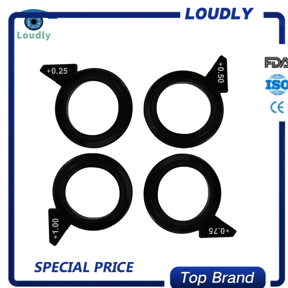 Фото Loudly брендовый оптический продукт офтальмологические линзы пробные сферические