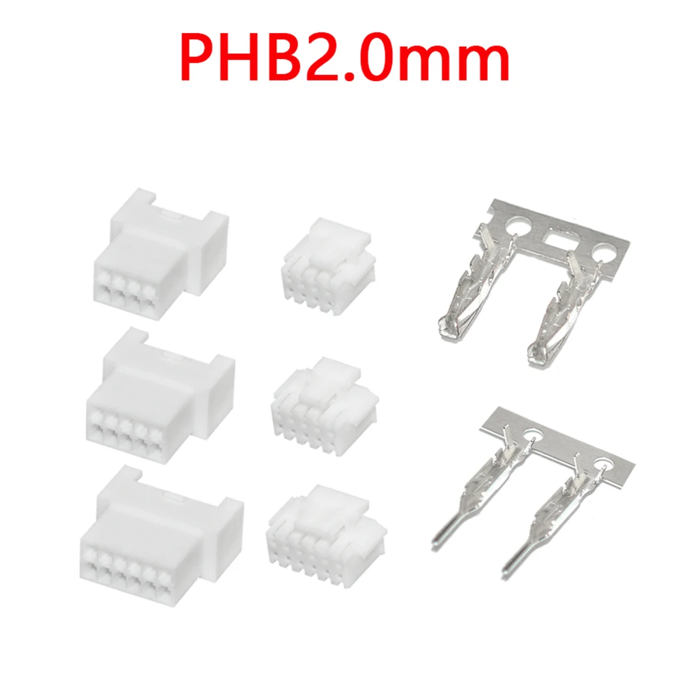 PHB2.0 rubber shell PHB 2.0mm spacing connector connector double row buckle male plug female terminal 2*2P 3P 4P 5P 6P
PHB2.0 rubber shell PHB 2.0mm spacing connector connector double row buckle male plug female terminal 2*2P 3P 4P 5P 6P