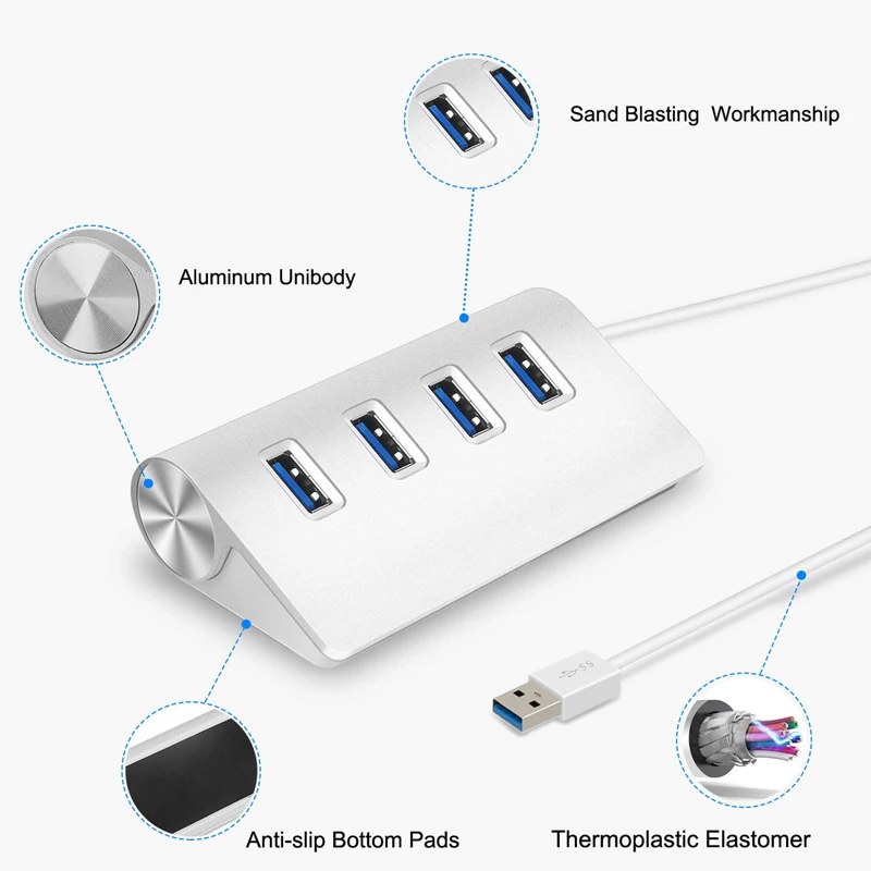 USB HUB 3.0 Multi 4 7 Port Laptop Accessories Adaptador Computer PC with Power Adapter for Xiaomi Macbook Pro Air 30cm Cable
USB HUB 3.0 Multi 4 7 Port Laptop Accessories Adaptador Computer PC with Power Adapter for Xiaomi Macbook Pro Air 30cm Cable