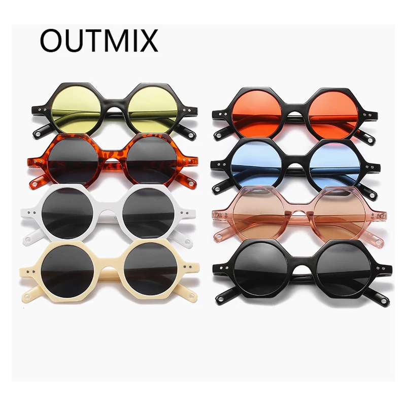 NEW Vintage Polygon Women's Sunglasses Brand Designer Round Transparent Lenses Sun Glasses for Men Women Eyewear Fashion Oculos
NEW Vintage Polygon Women's Sunglasses Brand Designer Round Transparent Lenses Sun Glasses for Men Women Eyewear Fashion Oculos