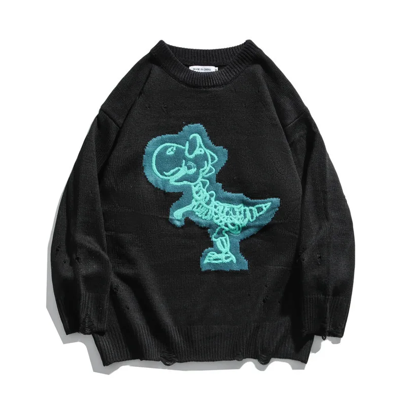Henry dinosaur Hong Kong flavor young couple salt series BF loose sweaters for men and women
Henry dinosaur Hong Kong flavor young couple salt series BF loose sweaters for men and women