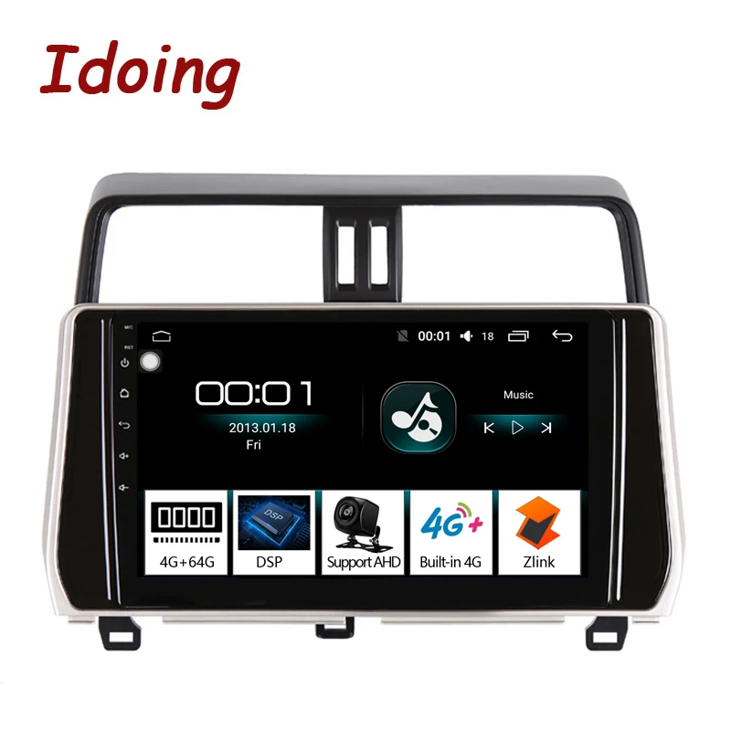 Idoing 10.2" 4G+64G Car Radio Multimedia Android Video Player Navigation GPS For Toyota LAND CRUISER PRADO 2018 NO 2DIN DVD
Idoing 10.2" 4G+64G Car Radio Multimedia Android Video Player Navigation GPS For Toyota LAND CRUISER PRADO 2018 NO 2DIN DVD