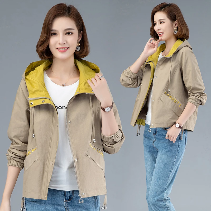 New Autumn Middle-aged Women Elegant Embroidery Hooded Jacket Ladies Loose Jacket Oversize Clothing Female Fashion Outerwear
New Autumn Middle-aged Women Elegant Embroidery Hooded Jacket Ladies Loose Jacket Oversize Clothing Female Fashion Outerwear