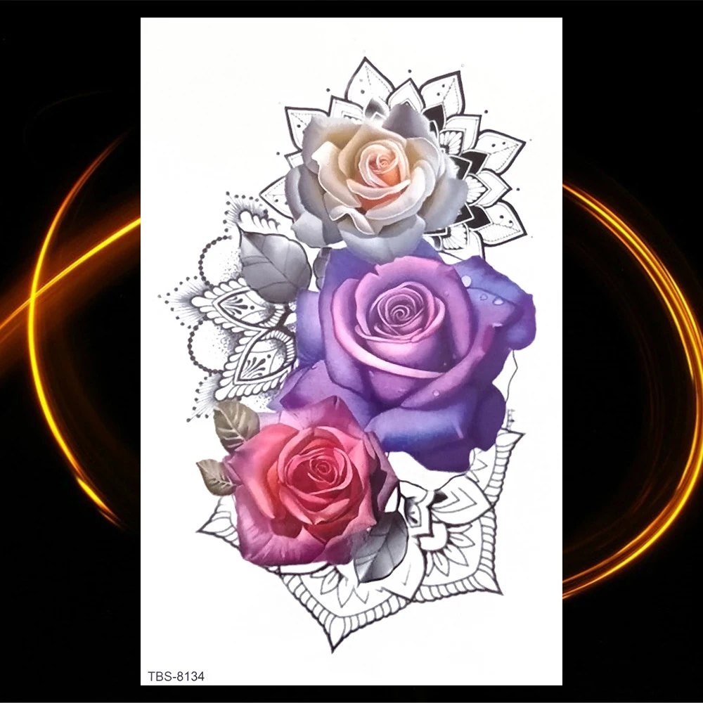 Watercolor Wolf Fake Temporary Tattoos For Men Women Wolf Lily Flower Tattoo Body Art Arm Sketch Coyote Waterproof Drawing Tatoo 
Watercolor Wolf Fake Temporary Tattoos For Men Women Wolf Lily Flower Tattoo Body Art Arm Sketch Coyote Waterproof Drawing Tatoo