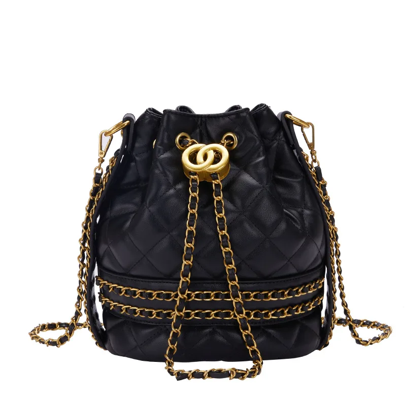 Lnv Women's Bag Drawstring Chain Bucket Bags Black White Pu Leather Shoulder Bags For Women Luxury Designer Handbag Travel Bag
Lnv Women's Bag Drawstring Chain Bucket Bags Black White Pu Leather Shoulder Bags For Women Luxury Designer Handbag Travel Bag