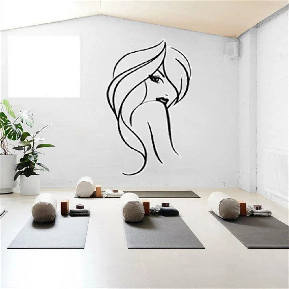 Creative Wall Decals Woman Face Beautiful Beauty Salon Murals Removable Vinyl Bedroom Livingroom Stickers Decor Poster DW21655
Creative Wall Decals Woman Face Beautiful Beauty Salon Murals Removable Vinyl Bedroom Livingroom Stickers Decor Poster DW21655