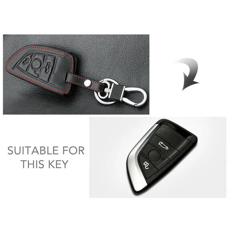 Кожаный чехол для ключей с дистанционным управлением BMW X1 X3 X4 X5 X6|Футляр