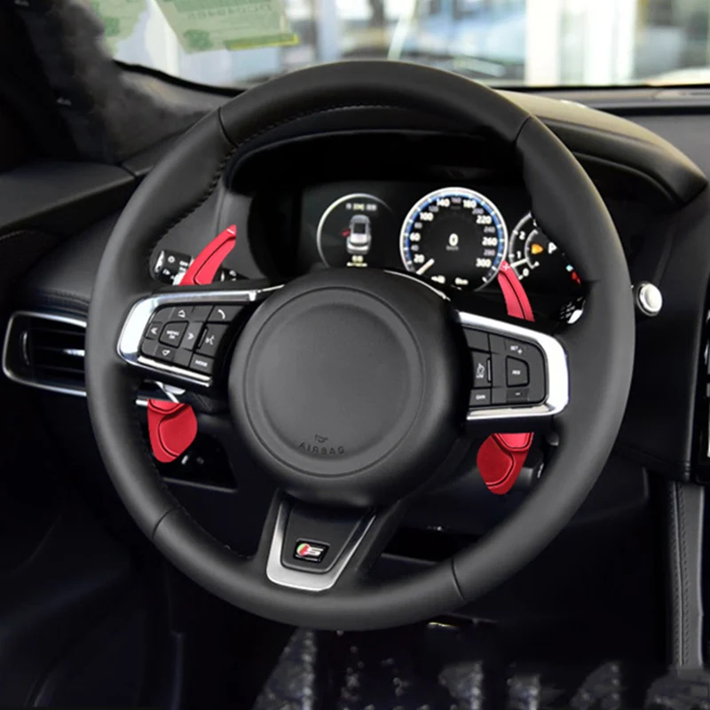Car Shift Paddle Decoration Car Interior Steering Wheel Styling Modification Accessories For Jaguar XE XF XJ F-PACE F-TYPE
Car Shift Paddle Decoration Car Interior Steering Wheel Styling Modification Accessories For Jaguar XE XF XJ F-PACE F-TYPE