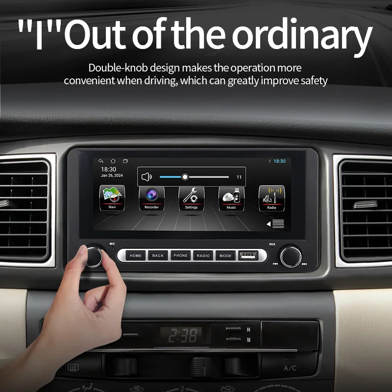 Android 8 1 универсальный для Toyota Corolla Camry Vios Privia автомобильный Радио мультимедийный